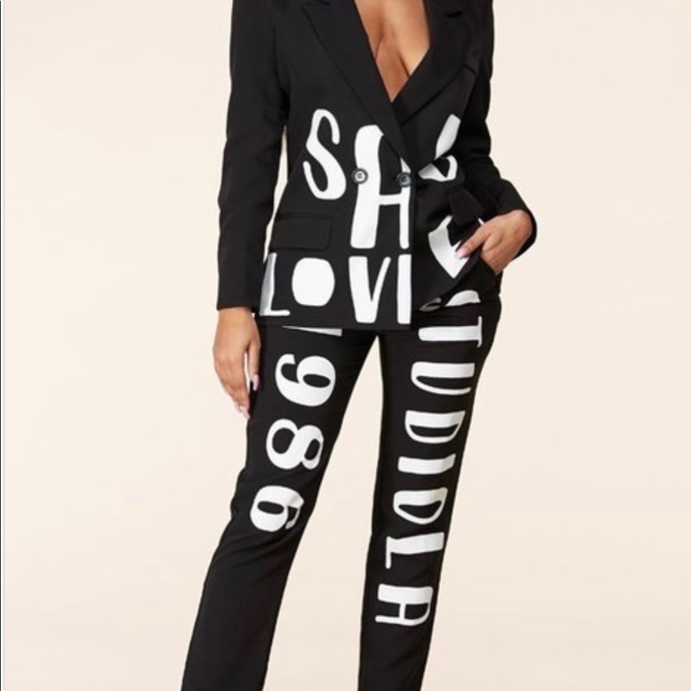 Black Womens Suit